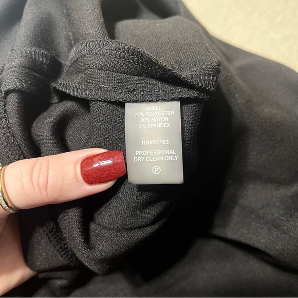 Calvin Klein Black Bell Sleeve Sheath Dress 4 Small - Picture 11 of 14